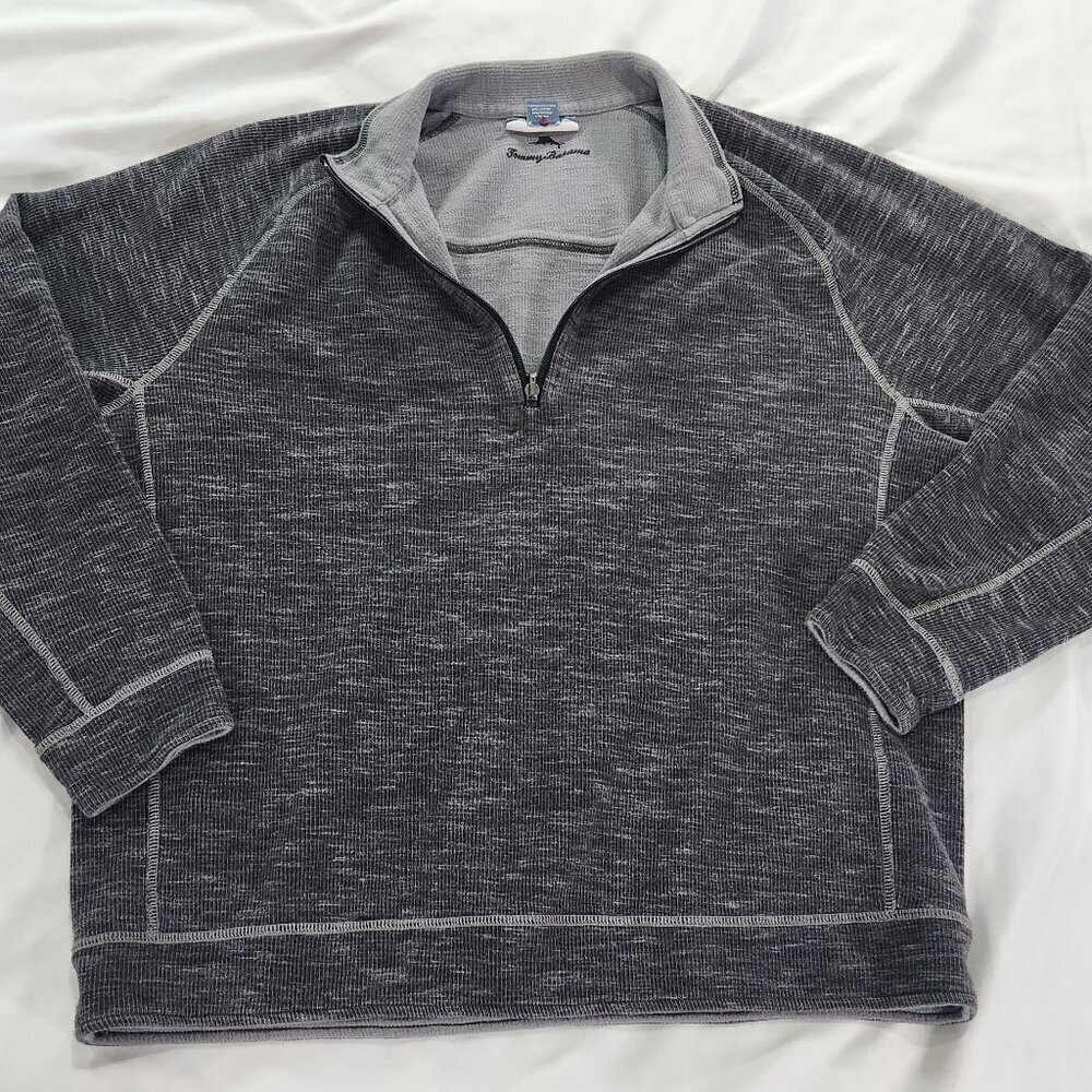 Tommy Bahama Men’s Quarter zip Reversible XL